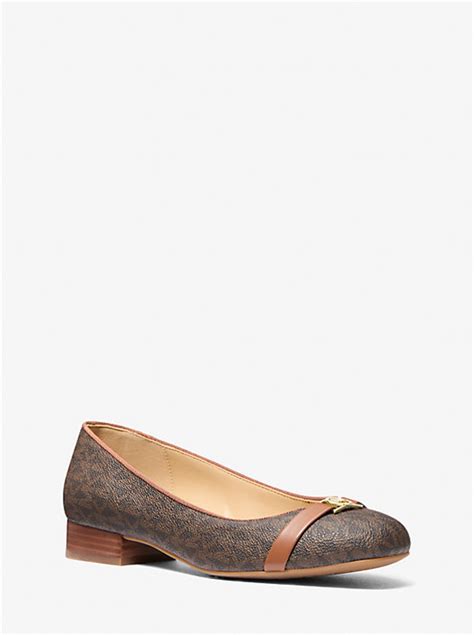 basket mindy michael kors|Mindy Flex Leather Ballet Flat .